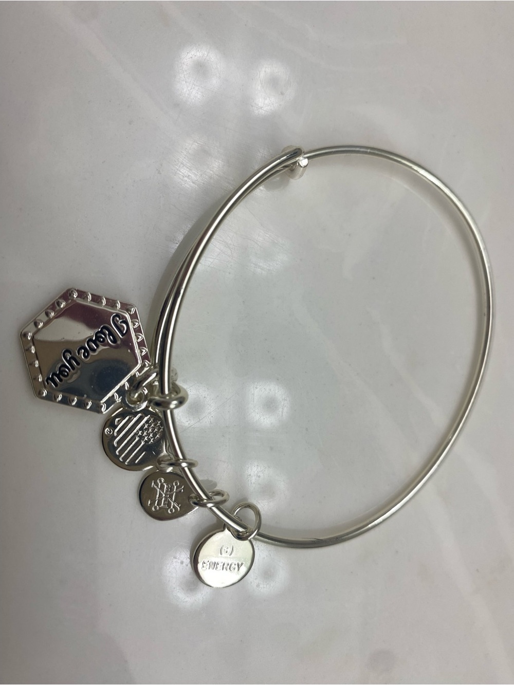 Alex and Ani “I Love You” Charm bracelet - Picture 3 of 4